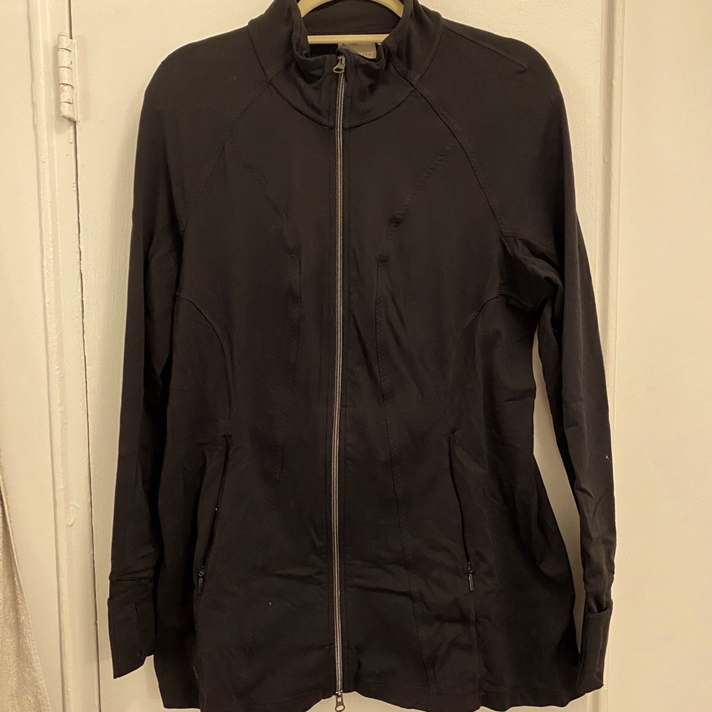 Athleta Black Zip Up - Size XL